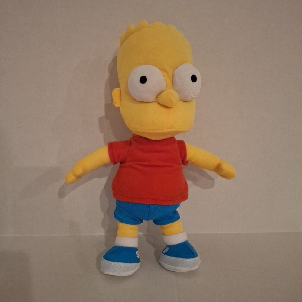 Simpsons Bart Simpson 12" Stuffed Plush Toy Doll Toy Factory 2019 20thCenturyFox